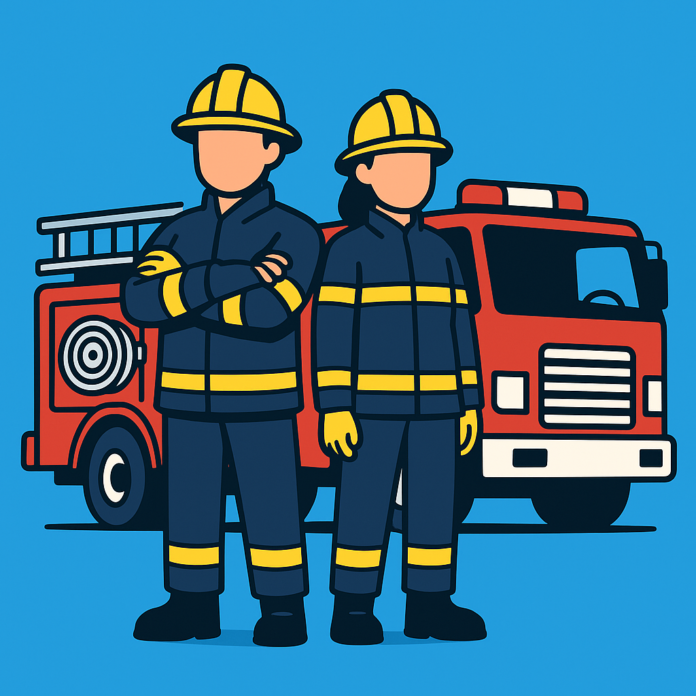 Illustration of Incendio de pastizales Ruta 33 y Alsina Camino