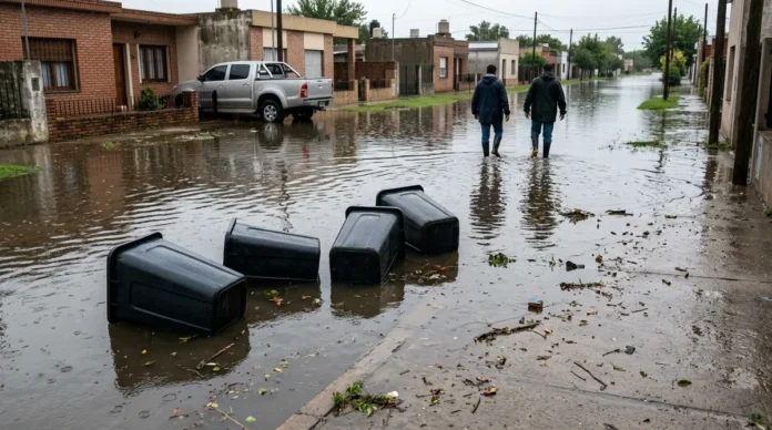 Registro de lluvias en Casilda y localidades del sur santafesino: cantidades y efectos