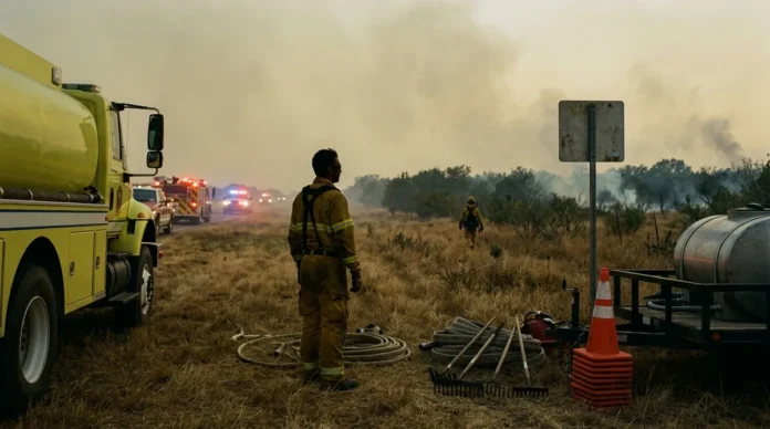 Texas extiende la emergencia por riesgo de incendios: Abbott renueva la declaración y activa recursos en decenas de condados
