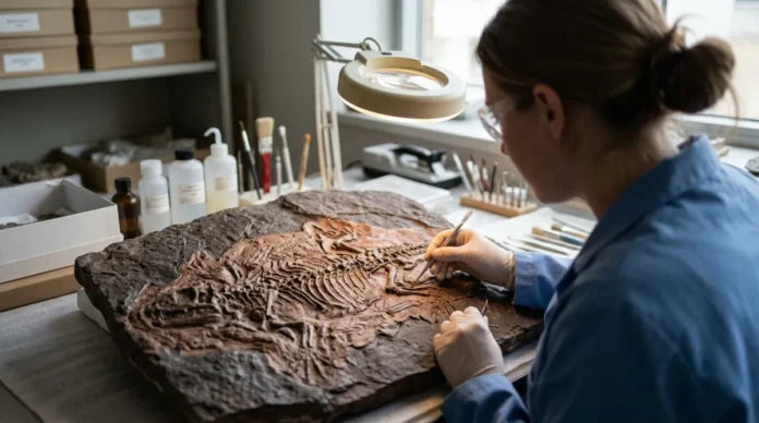 Reptil momificado de hace 289 millones de años muestra el origen antiguo de la respiración costal