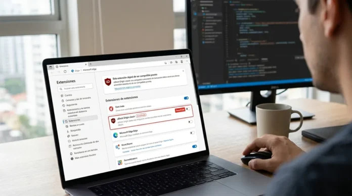Microsoft Edge dejará de admitir uBlock Origin clásico y otras extensiones antiguas
