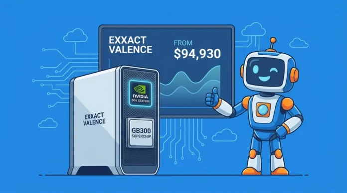Exxact ofrece una estación DGX con GB300 desde USD 94.930