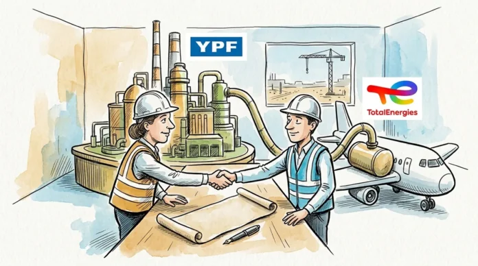 TotalEnergies comprará el combustible de aviación que YPF producirá en San Lorenzo