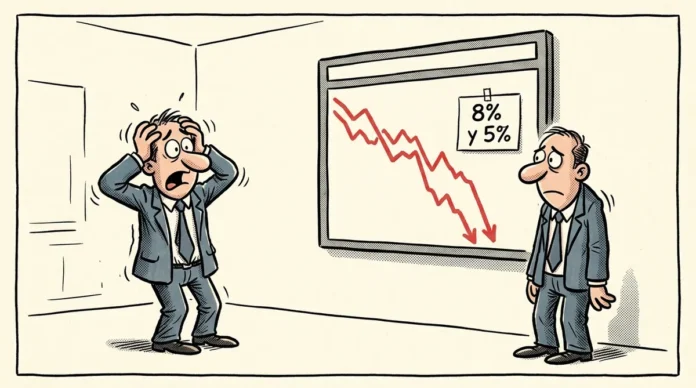 El Kospi cayó 8% y se profundizó la venta de acciones de IA por inflación y deuda