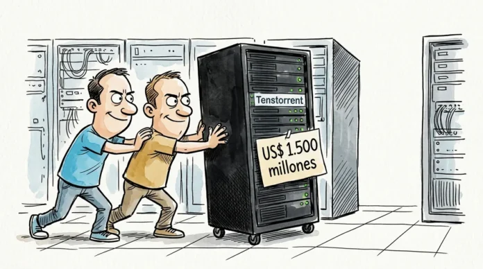 Tenstorrent, startup de chips de IA, recauda US$1.500...