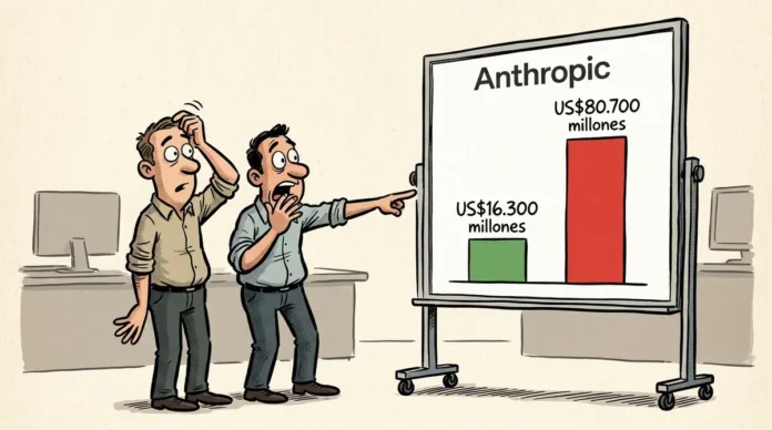 Anthropic presentó su IPO: facturó US$16.300 millones y perdió US$80.700 millones