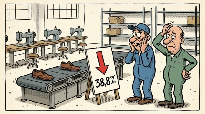 La industria acumula 12% menos que en 2023; calzado y textiles lideran la caída