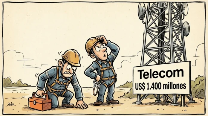 Telecom proyecta invertir US$1.400 millones en 2027 tras comprar Movistar