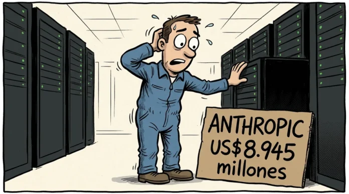 Anthropic gastó US$8.945 millones en cómputo y menos de un tercio habría ido a clientes